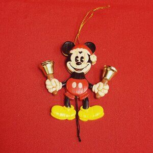 Hallmark Bell Ringing Santa Disney Mickey Mouse Keepsake Ornament 2001